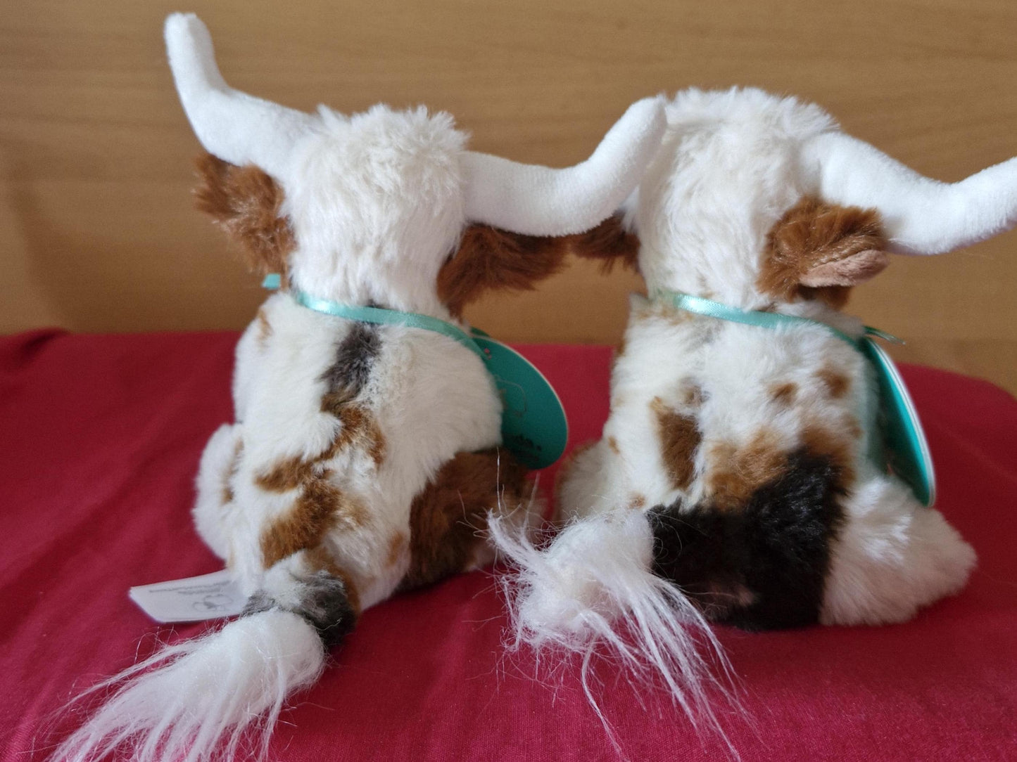 Texas Longhorn cow mini Plush Toy 11cm Cuddly Soft Toy Gift