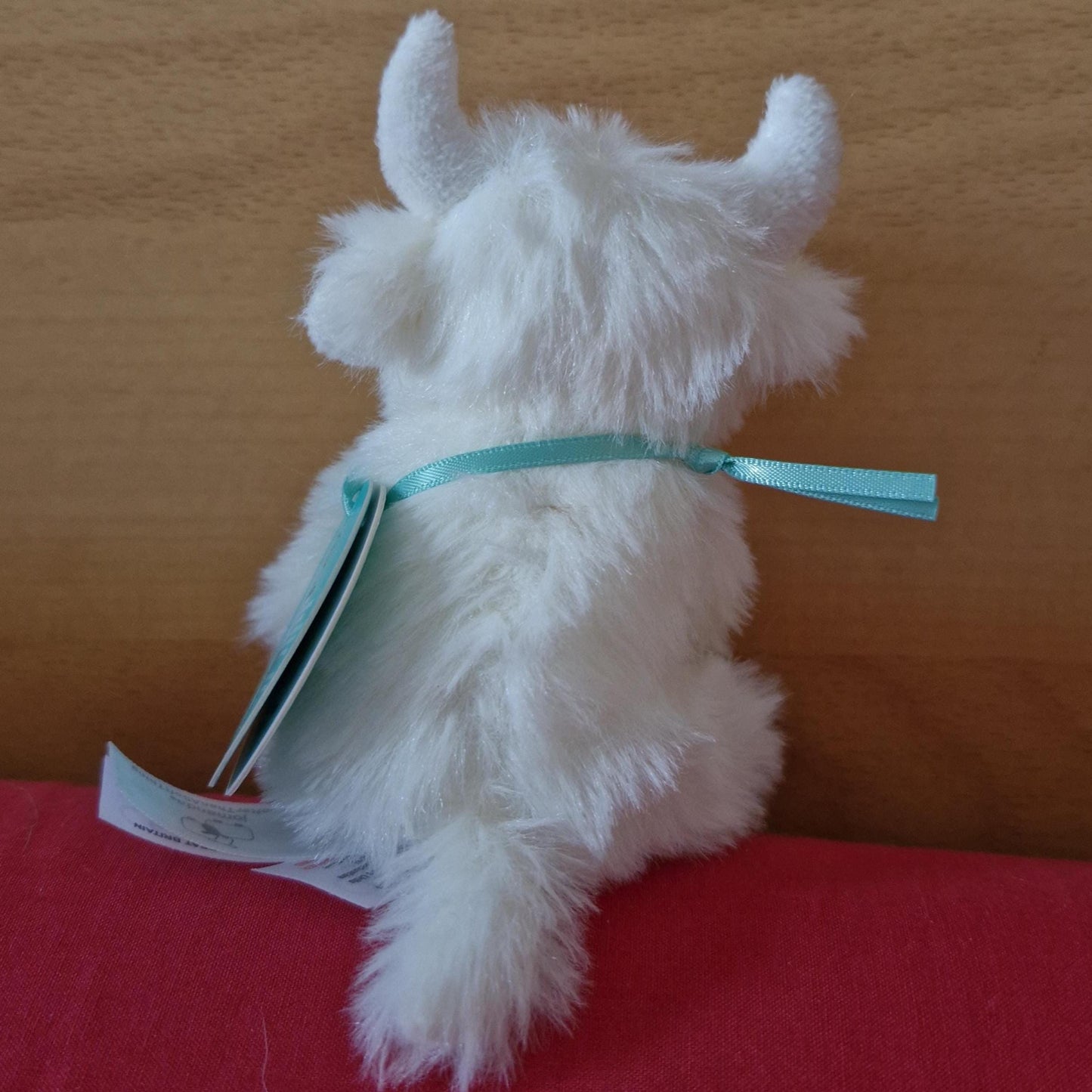 Highland Cow mini Plush Toy cream 11cm Cuddly Soft Toy Gift