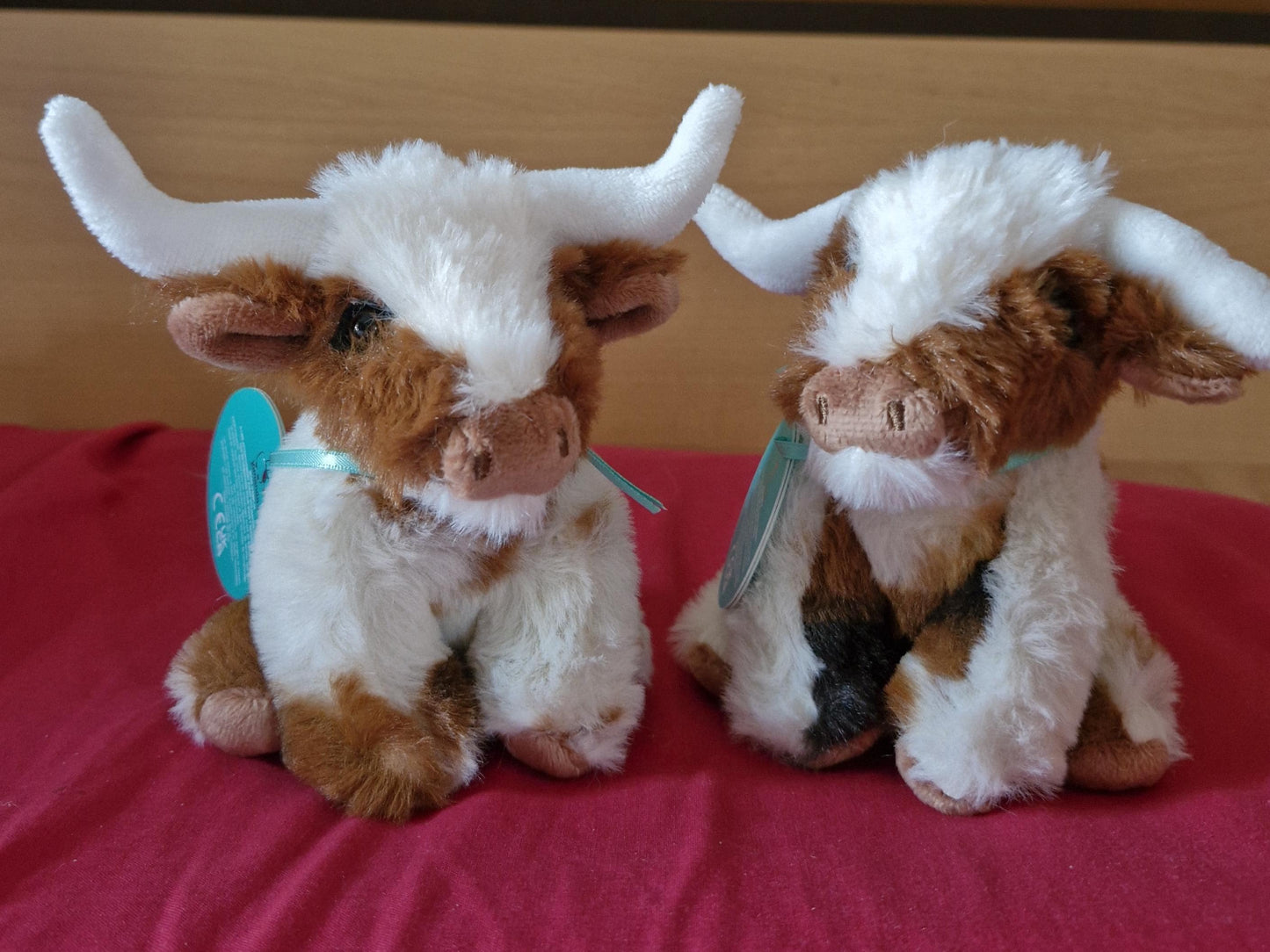 Texas Longhorn cow mini Plush Toy 11cm Cuddly Soft Toy Gift