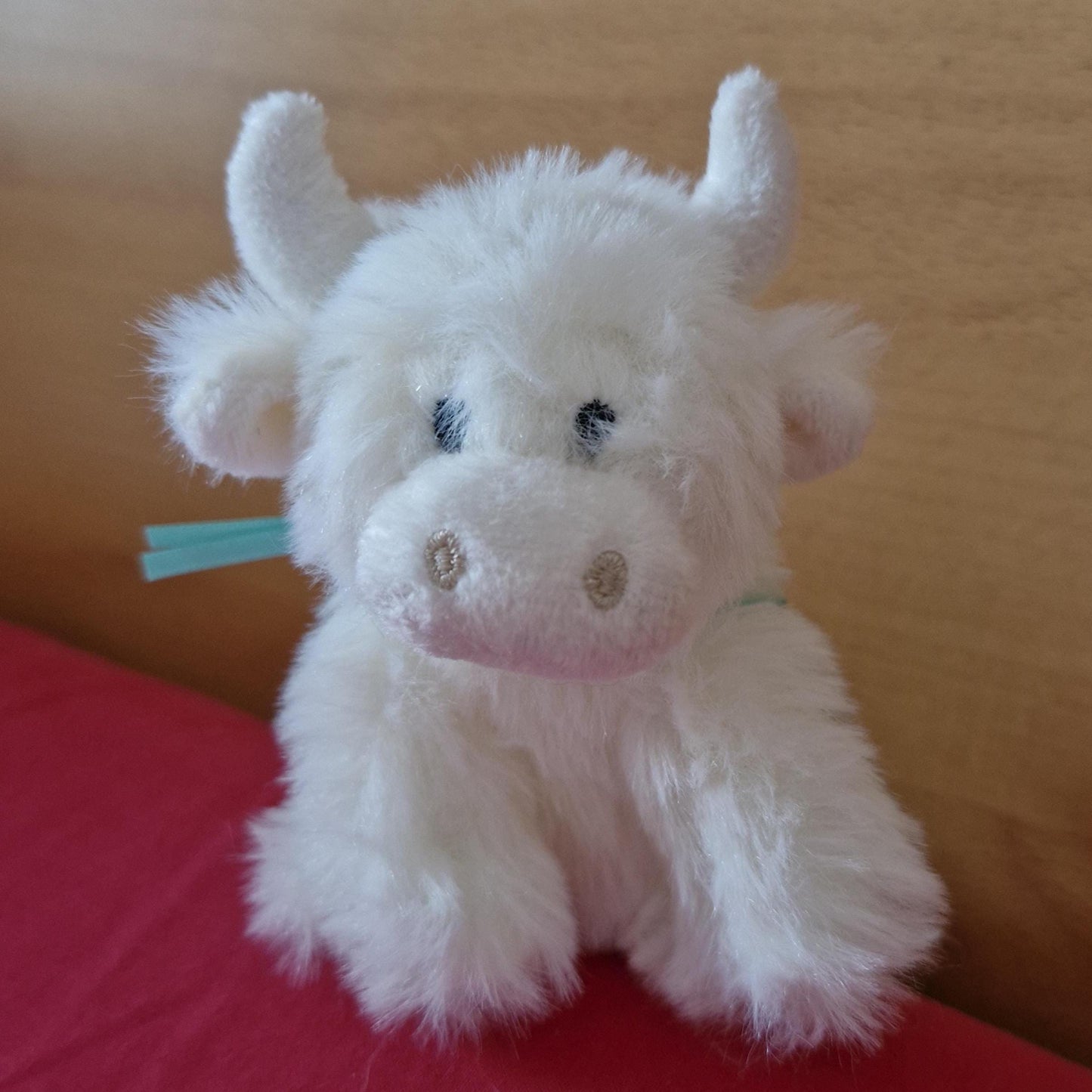 Highland Cow mini Plush Toy cream 11cm Cuddly Soft Toy Gift