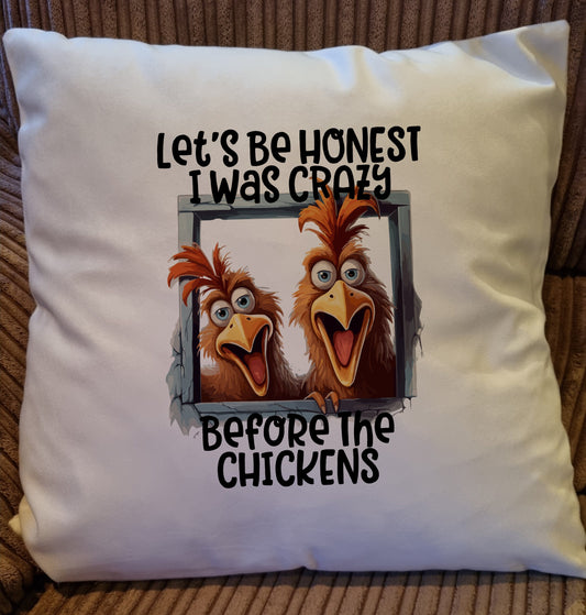 Cushion, Funny Chickens soft feel, home furnishings