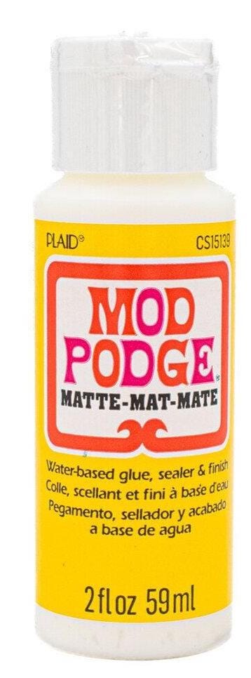 Mod Podge Matte 8oz, 2oz decoupage sealant