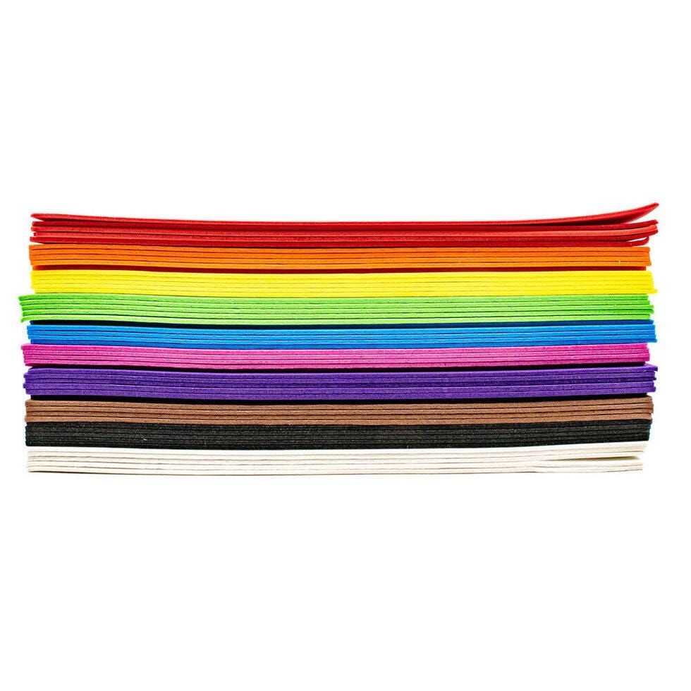 Funky Foam A4 Assorted Packs of 10 or 50 sheets